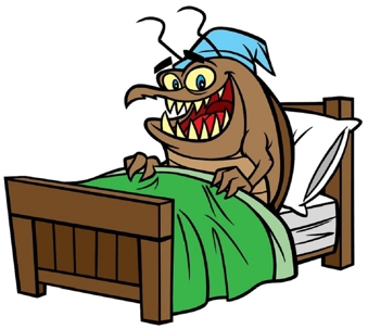 bed bug cartoon